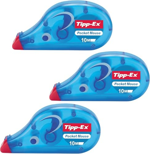 Tipp-Ex 3 X Correction Tape Pocket Mouse 10 m