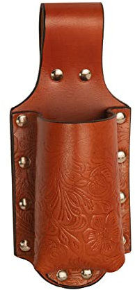 Hulara Porte-bière, en cuir pleine fleur, petit étui à bouteille pour homme, porte-bière, porte-bière, pour voyage/extérieur, ceinture porte-bière, ceinture