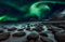 POLARLICHT Fototapete VLIES-500x280 cm (6948A)-Natur Landschaft See Meer Berge Gebirge Fotokunst Wandtapete-Inkl. Kleister-Vliestapete Bild Dekoration Wand-Dekor Moderne Motiv-Tapete Panorama Poster