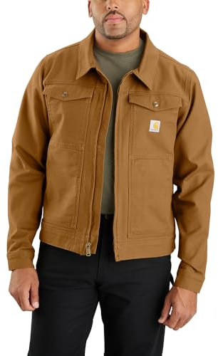 Carhartt Men's Rugged Flex® Duck Berwick Jacket, Carhartt Brown, Large