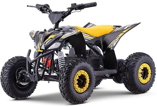 Mini Quad ELÉCTRICO 1300, niños de 4 hasta 14 años, Amarillo