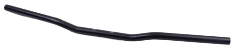 Motorrad-Lenker, 22 Mm Durchmesser, Aluminiumlegierung, Retro-Motorrad-modifizierter Lenker, Flach (BLACK)