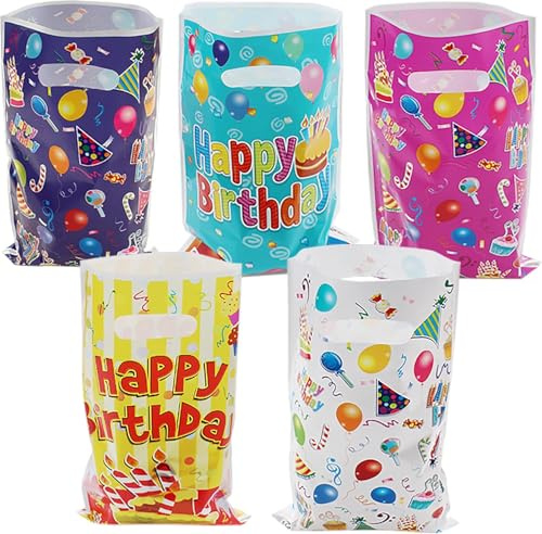 Sacchetti per feste di compleanno per bambini, 30 pezzi, per ragazze e ragazzi, sacchetti per bomboniere, sacchetti per caramelle per bambini