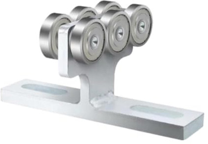 Amagogo 6 Wheel Trolley, Beam Trolleys, Easy Installation, Roller Trolley for Electric Cranes Mounting