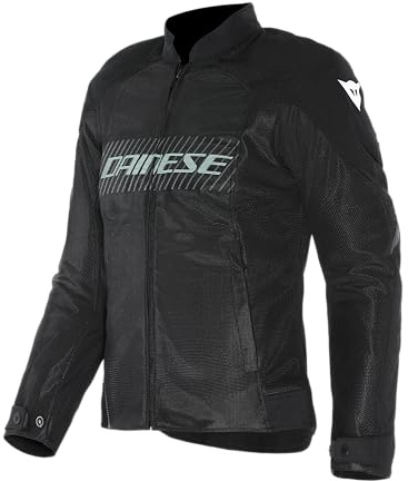 Dainese - Herosphere Air Tex Jacket Wmn, Giacca Moto in Tessuto, Ventilata e Estiva, Donna, Nero/Grigio/Verde Chiaro, 44