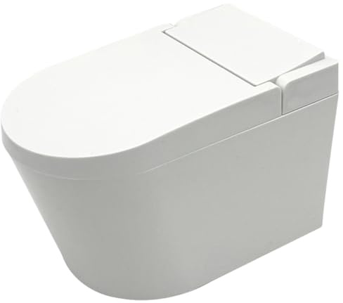 Lid, ABS Toilet Shaped Ashtray Bathroom Holder Wall Mounted
