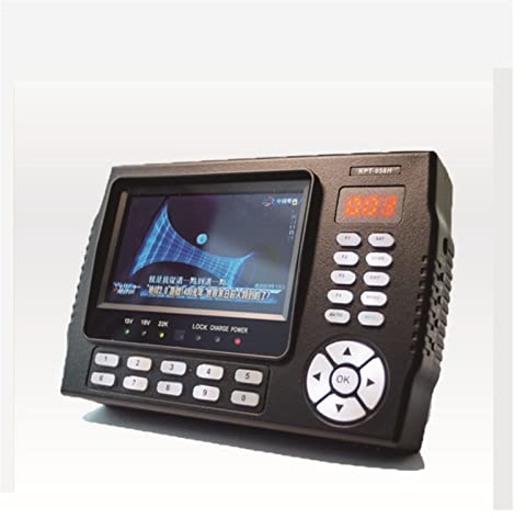 Buscador de satélites, KPT-958H 4.3 Pulgada DVB-S / S2 TV Receptor SAT Finder portátil multifuncional Hd Monitor de Buscador de satélite MPGE4