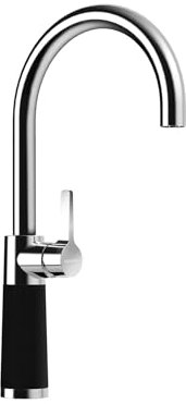 SCHOCK Küchenarmatur SC-520 Night – Hochdruck Armatur CRISTADUR mit Festauslauf und Standard Norm-Anschlüssen