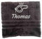 Personalisiertes Handtuch mit Namen Schön gestickter Anstellung Name Handbadetuch 100% Baumwollhandtuch Personalized Custom Towel with Name (140 x 70 cm, Schiedsrichter)