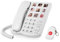 Telefoni Fissi per Casa, Telefono con Pulsanti Grandi per Anziani, Telefono con Filo con Telecomando One Touch per Composizione SOS, Qualità Audio HD Vivavoce, Suoneria Extra