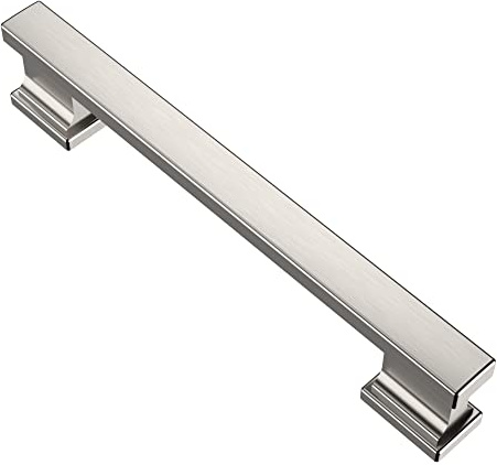 Alzassbg Brushed Satin Nickel Cabinet Pulls and Handles 10 Pack, AL3061SN