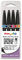 Pentel SESF30C Brush Sign Pen Artist Brush Tip Extra Fine Pocket 4 Pcs (Black, Orange, Pink, Blue)