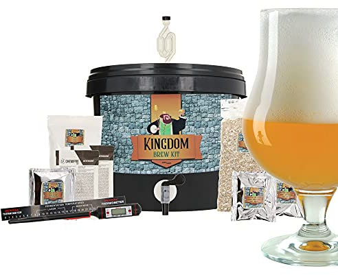 Brewferm Kingdom® - Kit brassage biere pour le brassage à domicile - Blonde Forte - 5 Litre - Pack de brassage complet - Bière belge