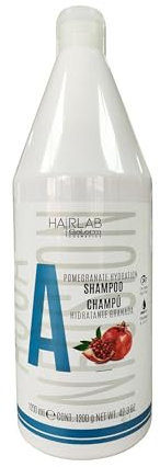 SALERM - Champú Hidratante - Hair Lab Granada - 1200 ml - Limpieza Suave - Apto para Uso Diario - con Vitaminas A, B y C - sin Parabenos - Vegano - Olor a Fresa