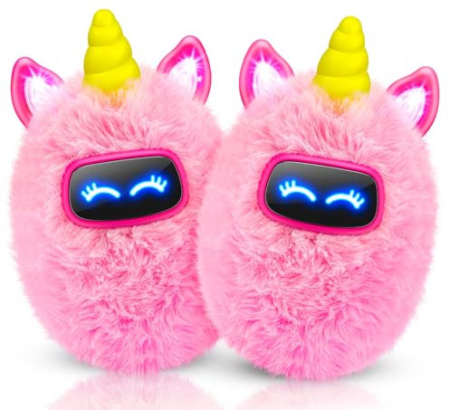 Hapikids 2 PCS Walkie Talkie Kids, Unicorn Gifts for Girls Toys for 3 4 5 6 7 Year Olds Girls Gifts Birthday Presents Xmas Gift for Kids Toys Age 3 4 5 6 7 8 Outdoor Games Unicorn Toy