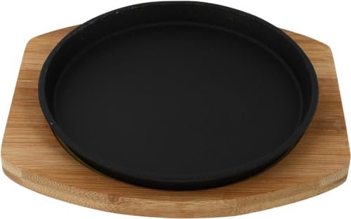 Poêle à Griller en Fonte, Cuisinière à Barbecue Dextérieur, Poêle à Griller Multifonction, Poêle à Steak, Buffet Teppanyaki