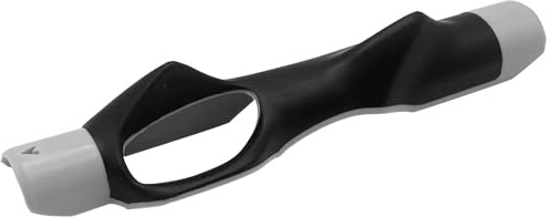 Attrezzo per Allenamento da Golf, Comodo Allenatore da Golf, con Impugnatura Antiscivolo, per Allenatori di Swing-grip, per Esercizi per Mano Sinistra e Destra (Grigio)