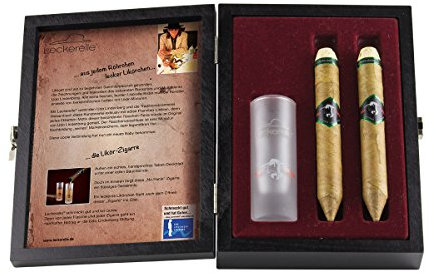 Leckerelle - Likör-Zigarren - Geschenk-Box No Panik