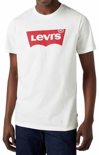 Levi's Graphic Set-in Neck T-Shirt, White, L Hombre