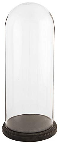 Clayre & Eef 5GL0009 Glasglocke Ø 26 * 60 cm Dekoration