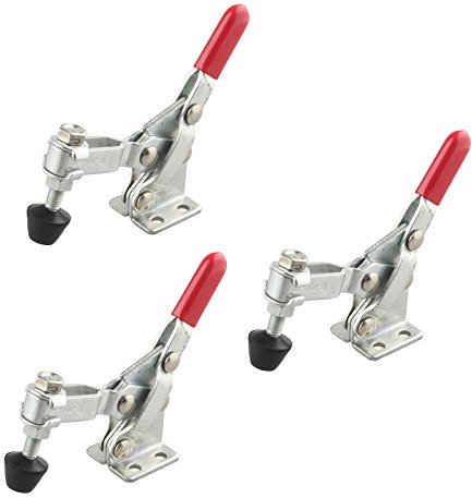 HALJIA 3 pcs 102B 180 kg 397 Lbs U-bar Rouge Poignée Outil à Main verticale Sauterelle