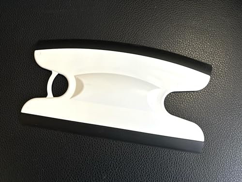 Generic Duschabzieher für Rund- und Eckduschen, 22.5 cm, Weiß, Gummi, 98g