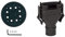 Bosch Professional Schleifteller (für Exzenterschleifer PEX 270 A PEX 270 AE, SchleiftellerØ 125 mm mittelhart) & Professional Adapter für Staubbeutel für Exzenter-, Schwing- und Multischleifer