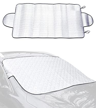 Frontscheibenabdeckung Auto Scheibenabdeckung Auto Frontscheibe Mit Scheibenwischer Scheibenschutz Auto Frontscheibe Sonnenschutz Auto Anti Frost Staub UV-Schutz 150cm X 170cm