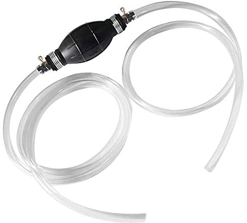 Handpumpe Benzinpumpe,Wasser Flüssigkeits Förderpumpe,tragbare Auto-Kraftstoff-Förderpumpe Manuelle, universelle Wasserpumpe für Benzin, Benzin, Öl, Diesel, mit insgesamt 2 m Schlauch