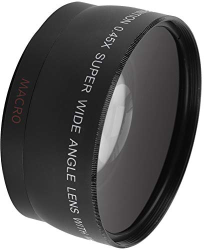 knitting machine Kit Obiettivo Grandangolare E Macro per Fotocamera 0,45X: Migliora La Tua Fotografia con Questo Obiettivo Aggiuntivo per Fotocamere, Adatto per Filtro da 55 Mm/2,2 Pollici