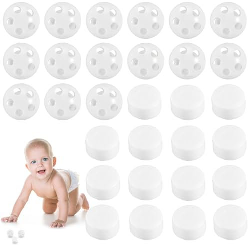 GXGM 30 Stück Rasseldosen, Rassel Zum Einnähen, Rasseln Zum Einnähen,Kuscheltiere Quietscher,Quietscherm Rasselbällen,Baby Rasselkugeln Zum Einnähen,Für Hund Haustier Baby Spielzeug(2Form)