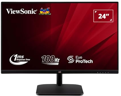 ViewSonic VA2432-H-2 24 Ips Frameless Monitor Full Hd Led Widescreen 100Hz 1M