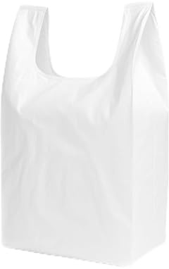 Pixel Eye Plastic Carrier Bags Black/Blue/White Large Strong with Handles 100 Large Reusable Bags Heavy Duty Shopping, Retail, Grocery, Takeaway, Eco-Friendly, Recyclable Shopping Plastic Bags