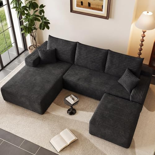 95 Boneless Cloud Couch Sectional Couches Sofa for Living Room