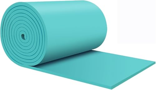 XYWGBMS Sound Proofing Panels Self-Adhesive Acoustic Panels, High Elasticity Insulation Proofing Panels, Sound Treatment Wall Panels for Recording Studio, Home, Offices,Light Blue-20mm-1x5m