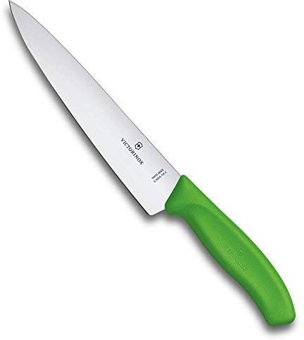 Victorinox Swiss Classic, Küchenmesser, Gerader Schliff, Extra Scharfe Klinge, Spülmaschinengeeignet, Rostfreier Stahl, Grün