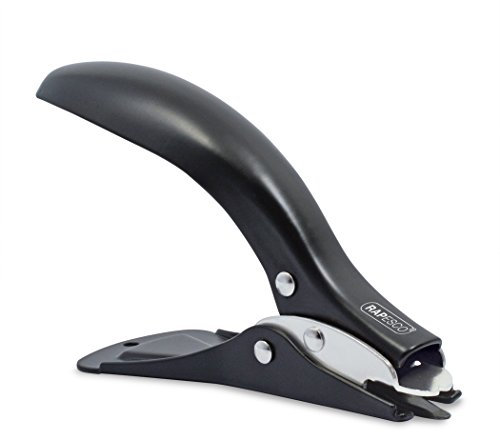 Rapesco 1309 Leistungsfähiger Heftklammernentferner für Karton, Schwarz