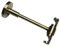 GARDINIA Deckenträger für Gardinenstangen, 2-läufig, Offen, Drehbar, Wandabstand: 13 cm, Serie Memphis, Ø 16 mm, Metall, Messing-Antik