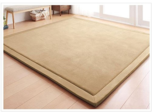 Loartee en Velours Corail Tapis Zone Tapis de Jeu Ramper Tapis pour Chambre d'enfant pour bébé Enfant Enfants, Tapis de Yoga d'exercice Coussinets