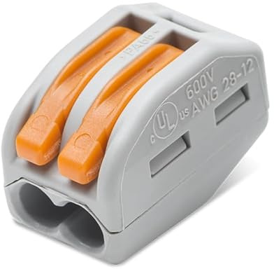 Bornes de connexion automatique S222 2 entrées par 50