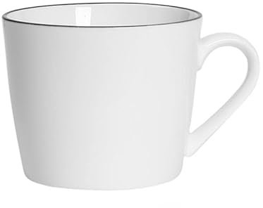 OnePine 320ml Taza de Café Porcelana, Tazas Desayuno con Asa, para Té Cafe Leche