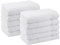 Utopia Towels - 10er Pack Gästehandtücher 30x50 cm mit Aufhängeschlaufe, 100% Baumwolle weich und saugfähig Gästetücher Set (Weiß)