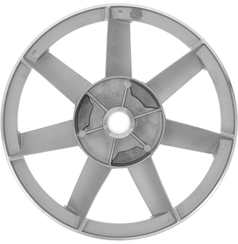 Angoily Aluminum Twin Cylinder Air Compressor Pump Head with Flywheel Belt Pulley for Efficient Power Transfer and Durable Air Pump Drive Wheel Replacement