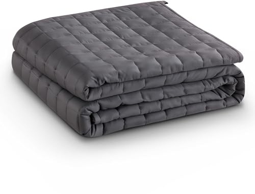 Comfeur Manta pesada, 150 x 210 cm, 7 kg, antiestrés, manta para terapia y manta pesada para dormir, para un sueño profundo y una mejor recuperación, manta pesada 100% OEKO-TEX