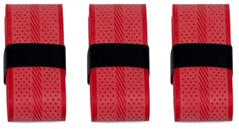 DOUDINGMAO 3 piezas de poliuretano antideslizante absorción de golpes para raqueta de tenis, durabilidad deportiva, raqueta de bádminton, mangos, cinta de agarre de bádminton
