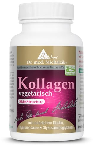 Kollagen vegetarisch SkinStructure nach Dr. med. Michalzik - aus Eierschalenmembran mit 480 mg pro Tagesdosis - ohne Zusatzstoffe - von BIOTIKON®