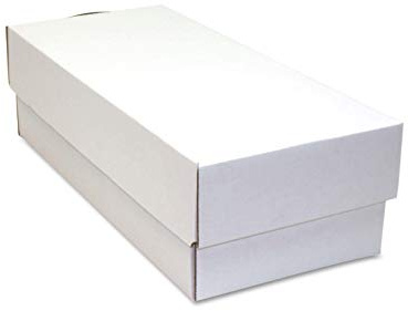 BCW Postcard Storage Box - 1 ct | Premium Quality Cardboard Box for Organizing Postcards, Toploaders, and Memorabilia | Photocard Storage Box Holds up to 700 Postcards and 150 Toploaders