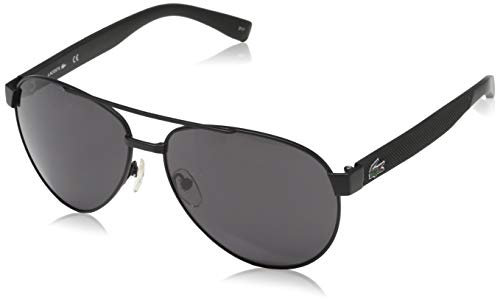 Lacoste Unisex-Erwachsene L185S 001 60 Sonnenbrille, Schwarz (Black Matte)
