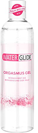 Waterglide Gleitgel und Orgasmusgel für Sie | Mit wasserbasierter Langzeitwirkung für intensives Empfinden | Gleitgel für Sex und Sex-Spielzeug | Gel für Frauen | 300 ml Flasche