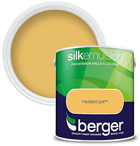 Berger 2.5L Silk Emulsion Mustard Pot